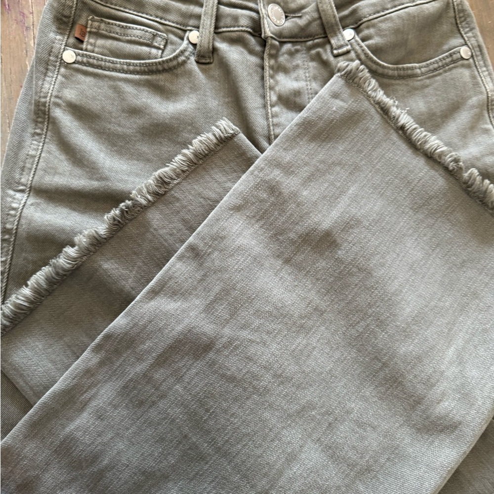 Judy Blue Olive Ankle & Cropped Jeans